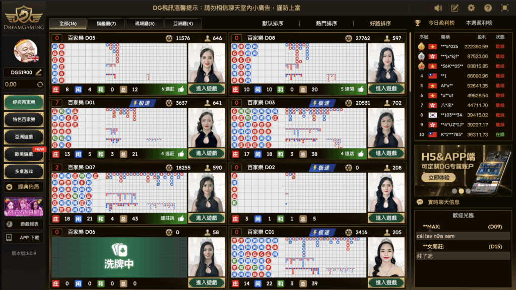 dg百家樂試玩